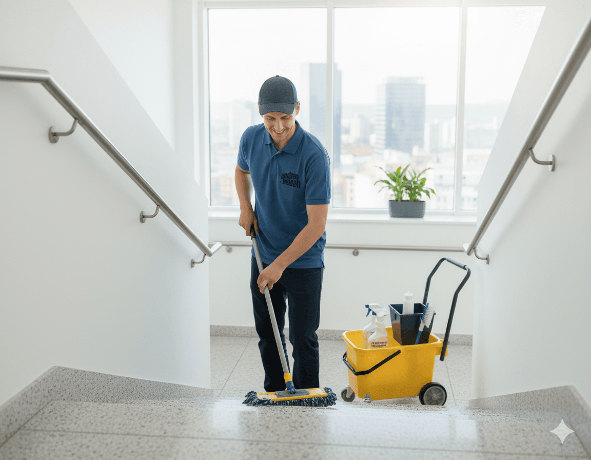 Professionelle Treppenhausreinigung