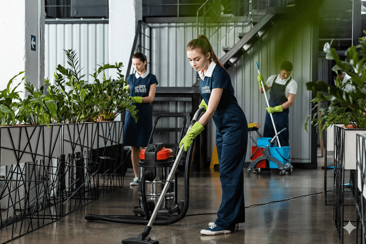 Professionelle Büroreinigung für saubere Arbeitsplätze